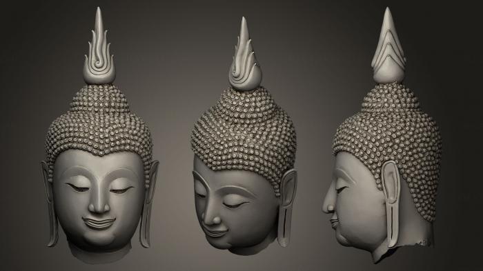 Buddha figurines (STKBD_0011) 3D model for CNC machine